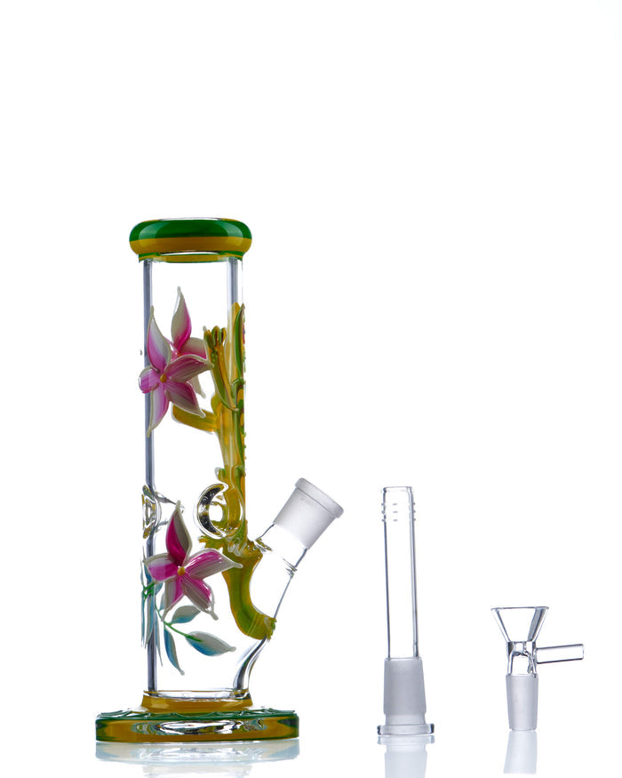 9'' Lizard Bong - Glow in the Dark