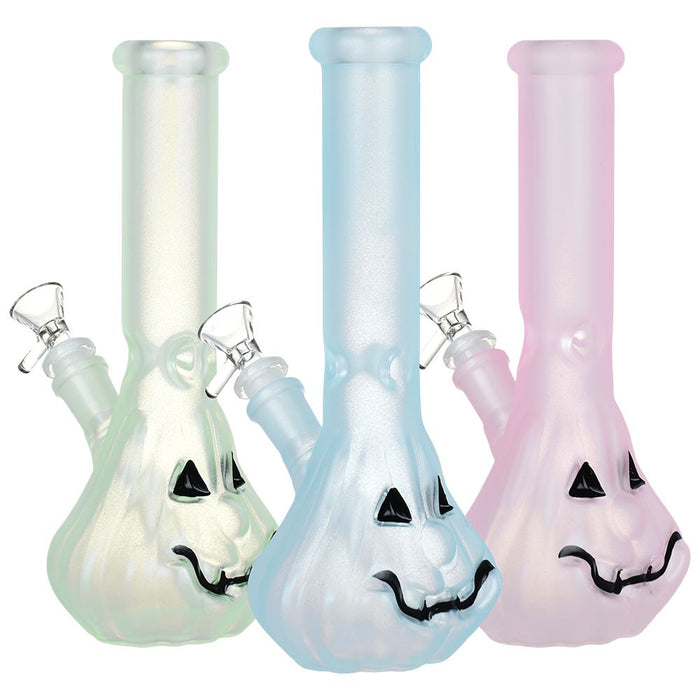 9.25" Glow-in-the-Dark Jack-o-Lantern Halloween Bong