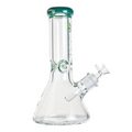 9mm Thick Straight Neck Beaker Bong