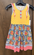Girls Matilda Jane Around the Globe Dress Size 8