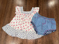Ralph Lauren Girls 2pc Dress & Bloomers 3-6 Months