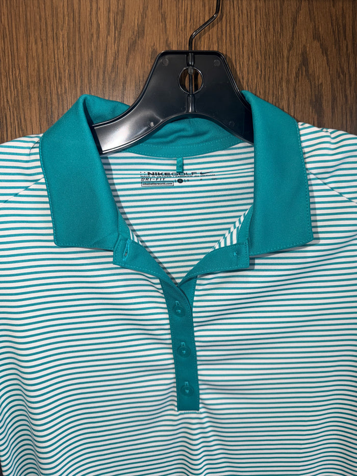 Women’s Nike Dri Fit Victory Striped Golf Polo Small