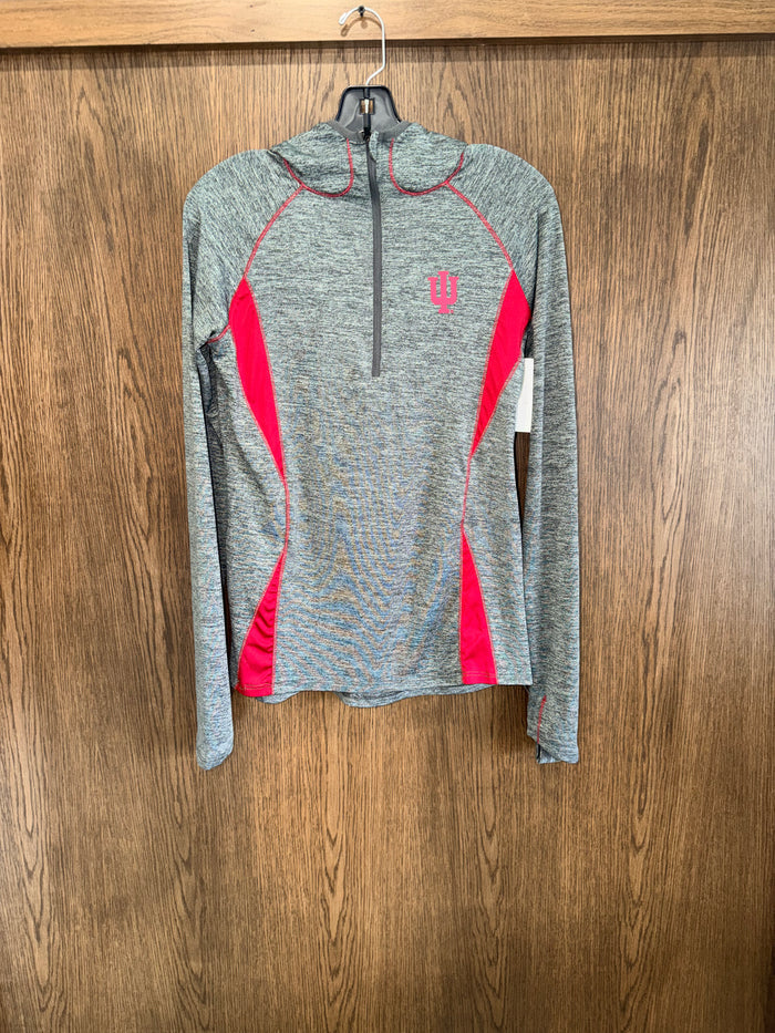 Women’s Indiana University 1/4 Zip Hooded Pullover Size Small