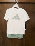 NWT Boys Adidas Tee & Shorts Set 4T