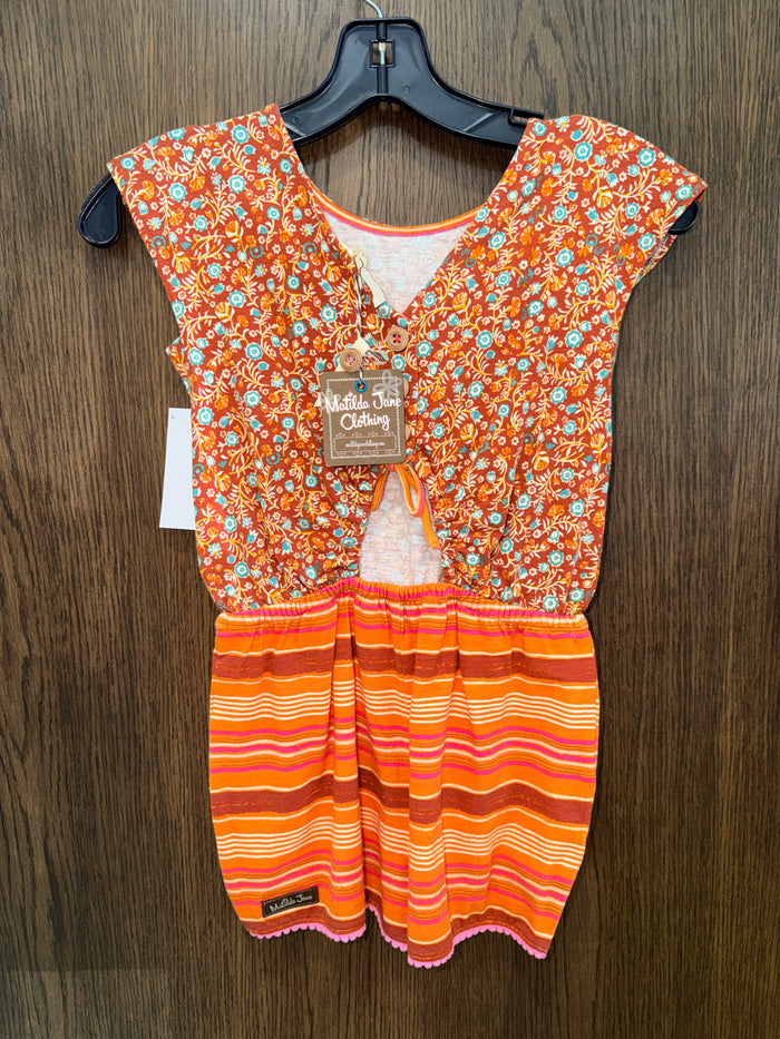 NWT Girls Matilda Jane Sundown Floral Romper Size 6