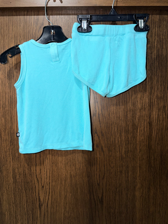 Kyte Baby Girls Tank & Shorts Set 2T