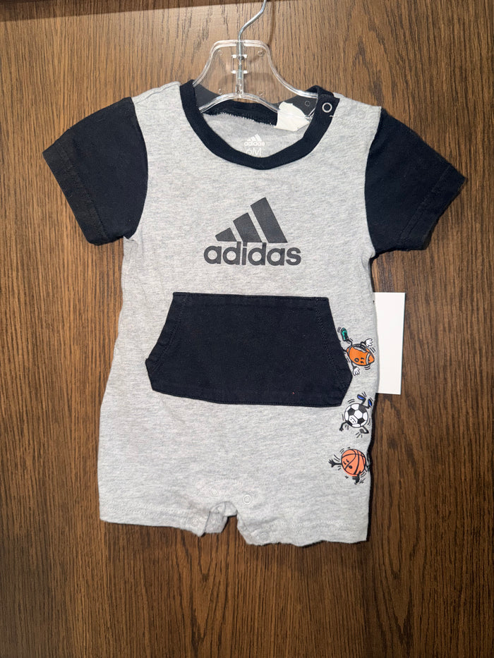 Adidas Baby Boys Romper Size 6 Months EUC