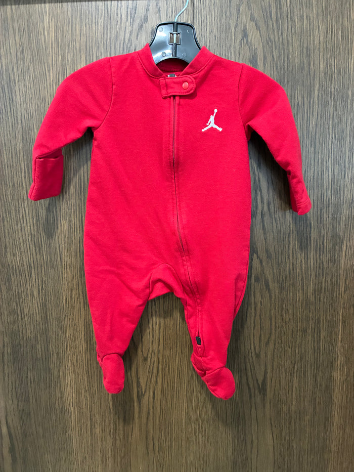 Jordan Nike Baby Jumpman Coverall Red 3mos 3 Months Like New