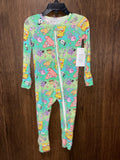 Bamboo SpongeBob Convertible Zippy Romper 12-18mos GUC