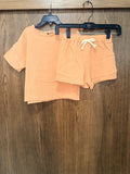 Girls Kids Tales Brown 2pc Boxy Shirt & Shorts Set Size 6 NWT