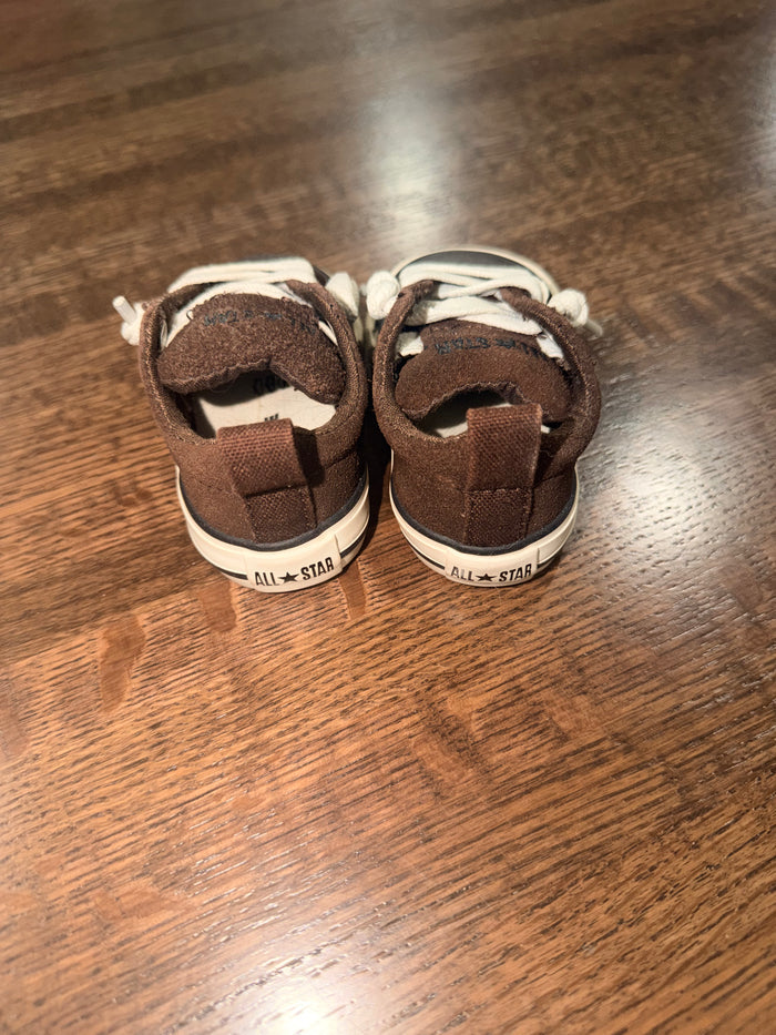 Converse All Star Infant Baby Chuck Taylors Brown & Cream Size 2