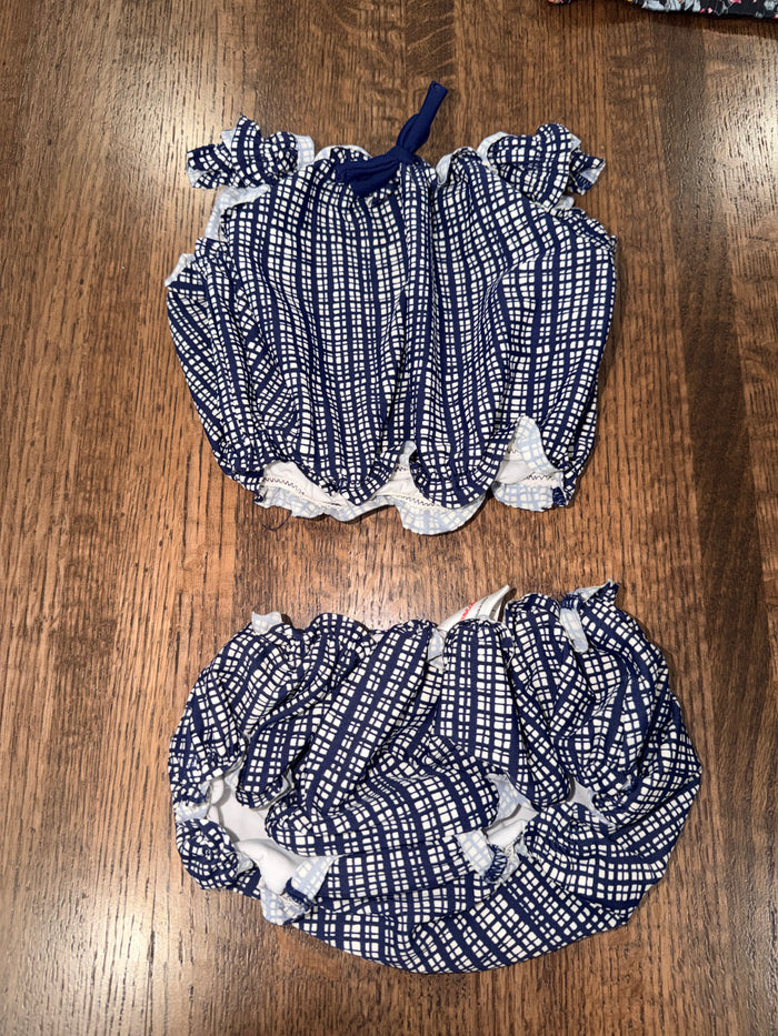 Hanna Andersson Girls Bikini Swim Suit Size 90 or 2T