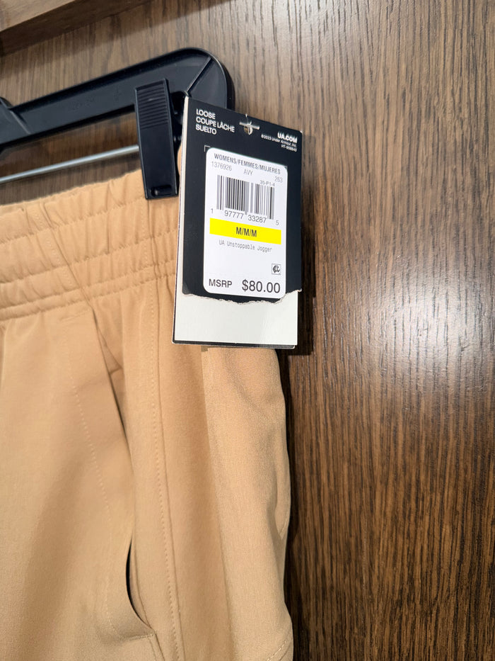 Under Armour Women’s Unstoppable Jogger Khaki Tan NWT Size Medium