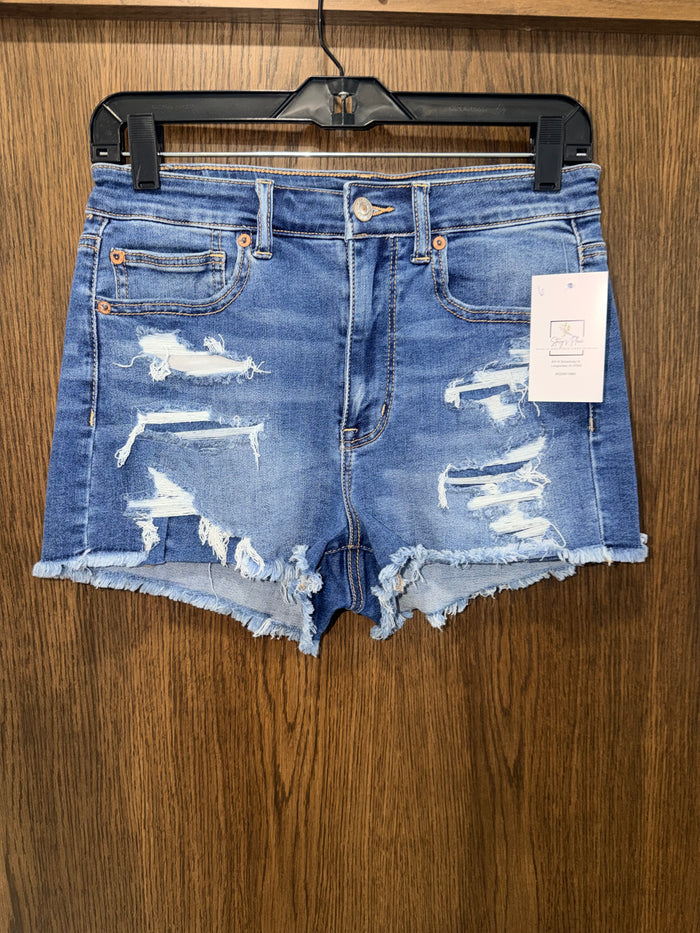 American Eagle Women's High Rise Shortie Jean Shorts Size 6
