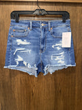 American Eagle Women's High Rise Shortie Jean Shorts Size 6