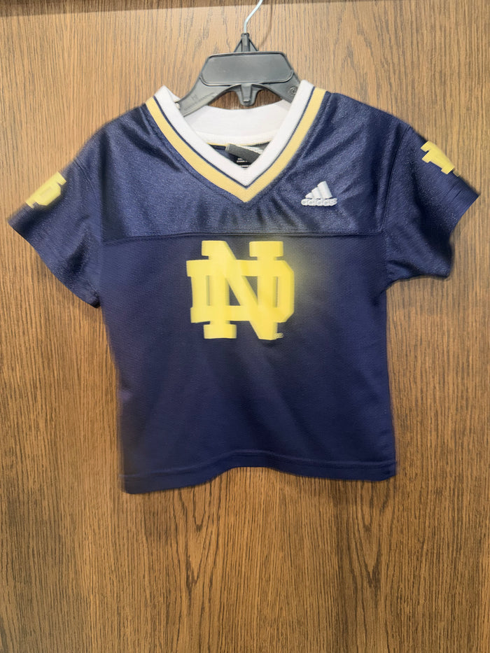Notre Dame Adidas Jersey Size 2T