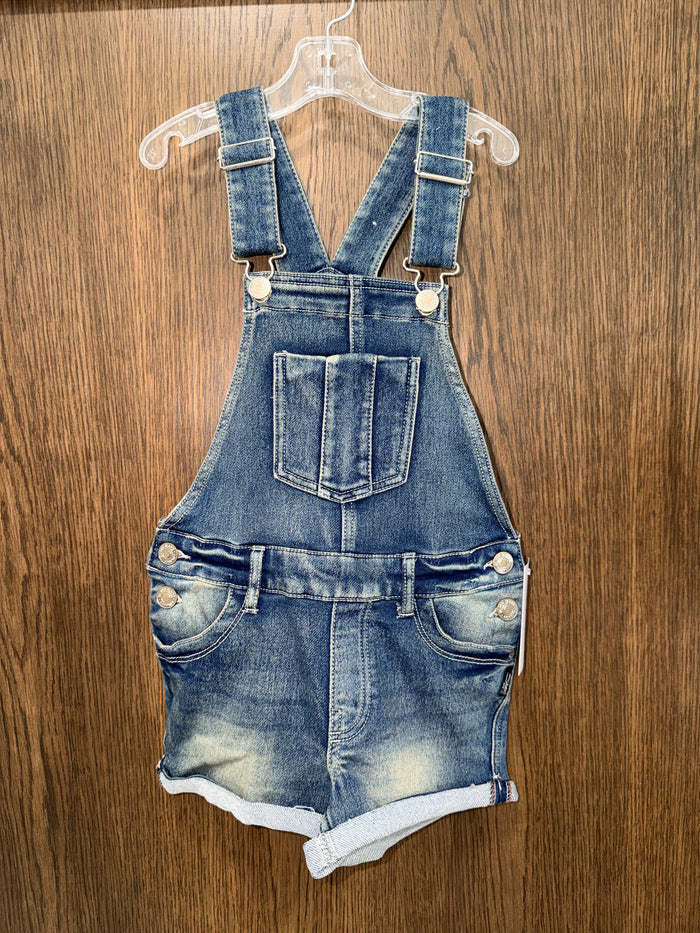 Silver Jeans NWT Girls Nisha Shorts Overalls Size 6X