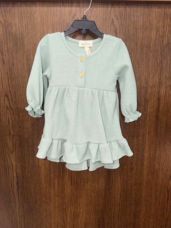 Marie Nicole NWT Waffle Knit Ruffle Blouse Size 4