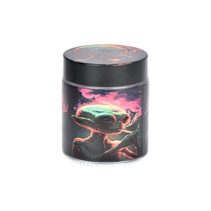 Alien Glass Beaker Bong Smoking Set - 7.75"
