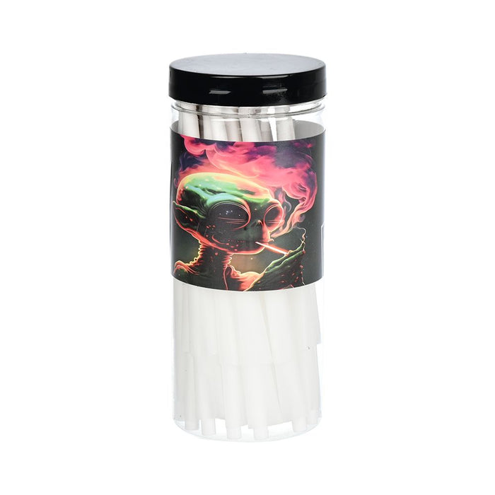 Alien Glass Beaker Bong Smoking Set - 7.75"