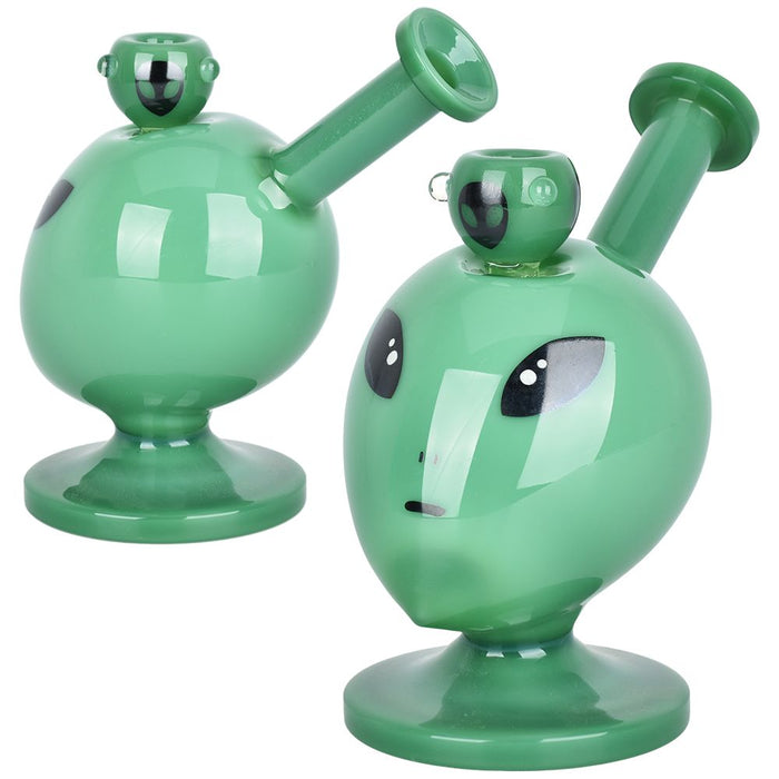 Alien Head Glass Bong