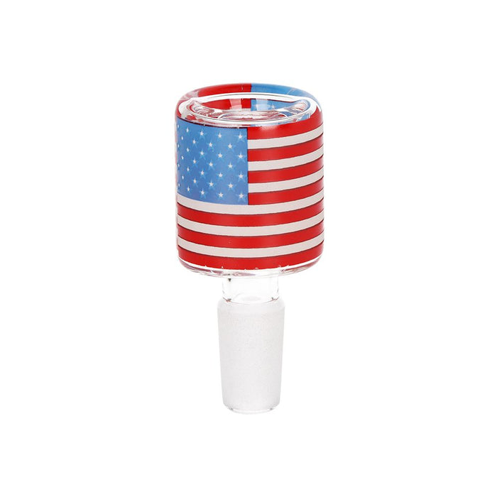 American Celebration Bubble Base Glass Bong - 13"