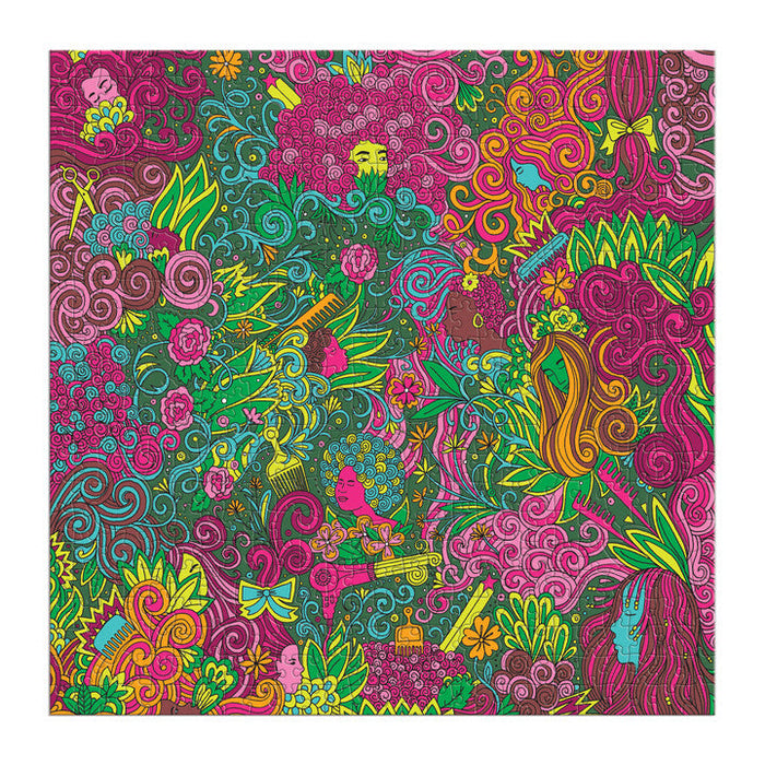 Andrea Pippins I Love My Hair 500 Piece Puzzle with Shaped Pieces Puzzles Andrea Pippins