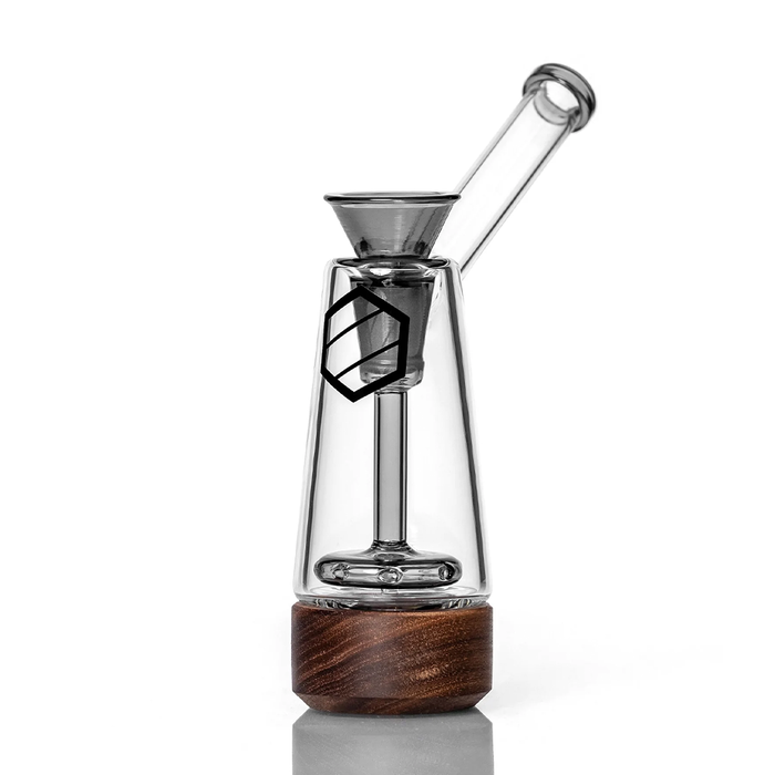 Anomaly Drift Glass Wood Bubbler