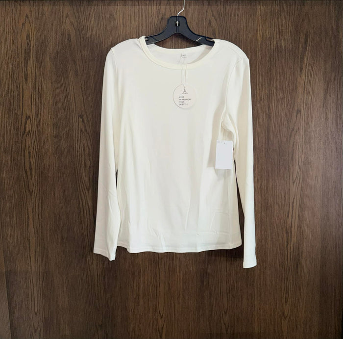 Anrabess Boutique Top, NWT, Cream ~ Size Large