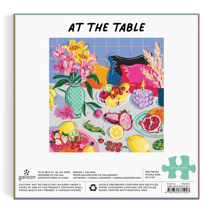 At the Table 500 Piece Puzzle Galison