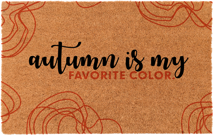 Autumn Is My Favorite Color | Coco Mats N More