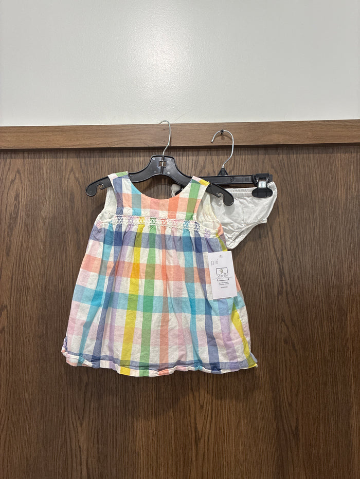 Baby Girls baby gap sundress with bloomers size 12/18 months