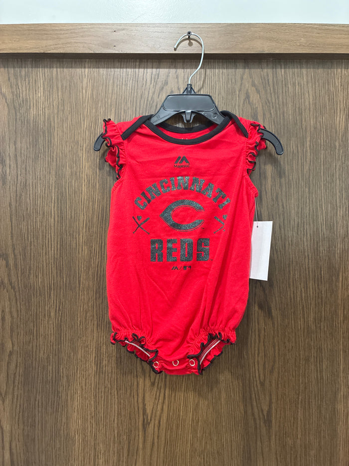 Baby girls Cincinnati Reds onesie size 12 months
