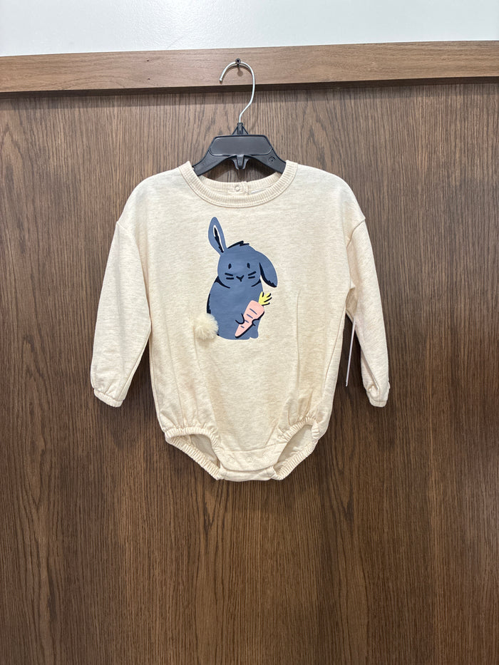 Baby girls long sleeve onesie size 12 months