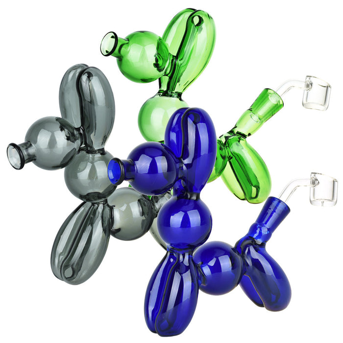 Balloon Puppy Glass Dab Rig - 6"