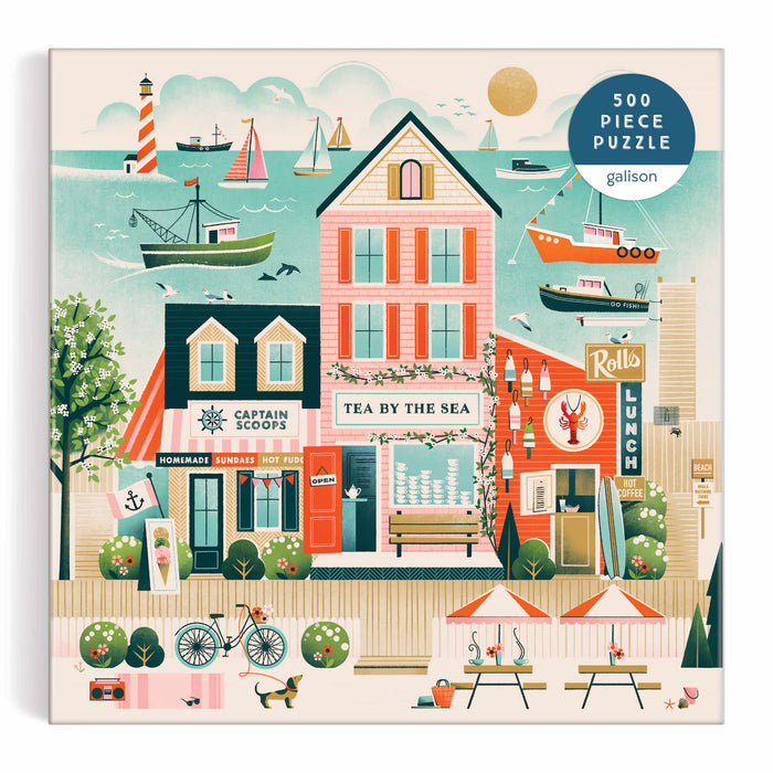 Beside the Sea 500 Piece Puzzle Laura Moyer