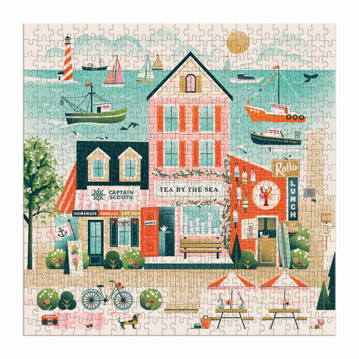 Beside the Sea 500 Piece Puzzle Laura Moyer