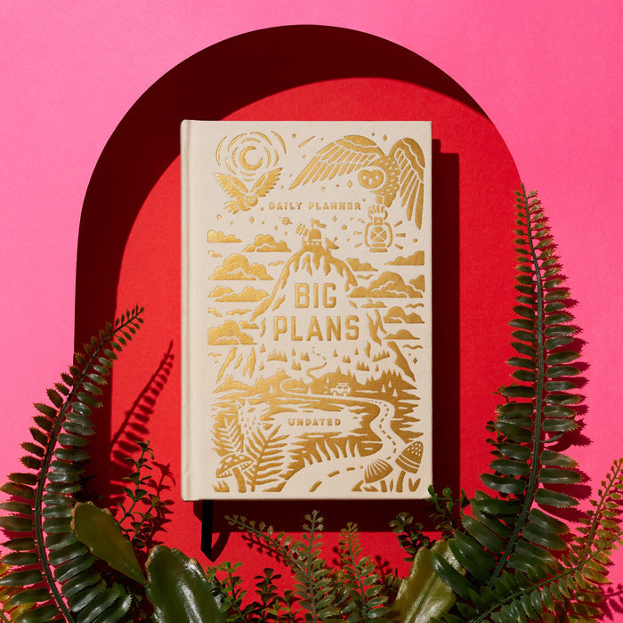 Big Plans Undated Standard Planner Brass Monkey