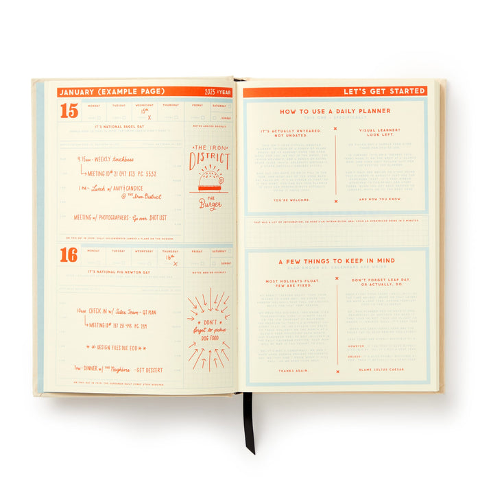 Big Plans Undated Standard Planner Brass Monkey