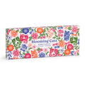 A rectangular box by Tara Lilly features cat and floral designs with Blooming Cats Rubber Stamp Set, 11 Stamps + 4 Ink Pads in blue and pink text.