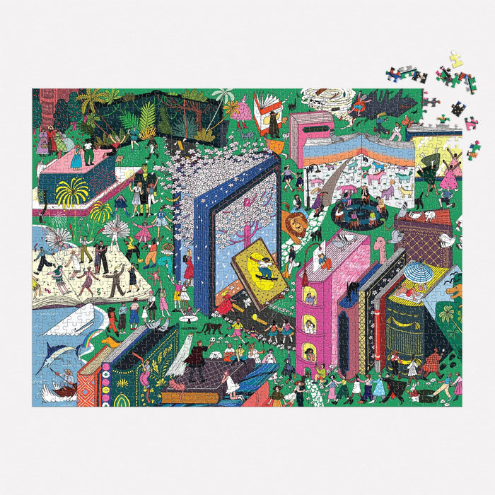 Book World 1000 Piece Puzzle Jigsaw Puzzle Hye Jin Chung