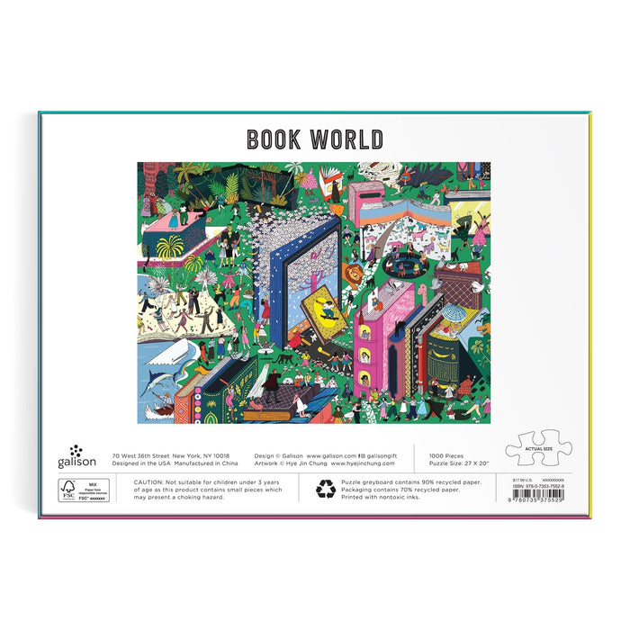 Book World 1000 Piece Puzzle Jigsaw Puzzle Hye Jin Chung