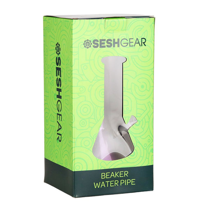 Boxed ready to gift glass beaker bong