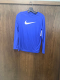 Nike Boys Dri-Fit Long Sleeve T-Shirt YL Youth Large 12/14 Like New