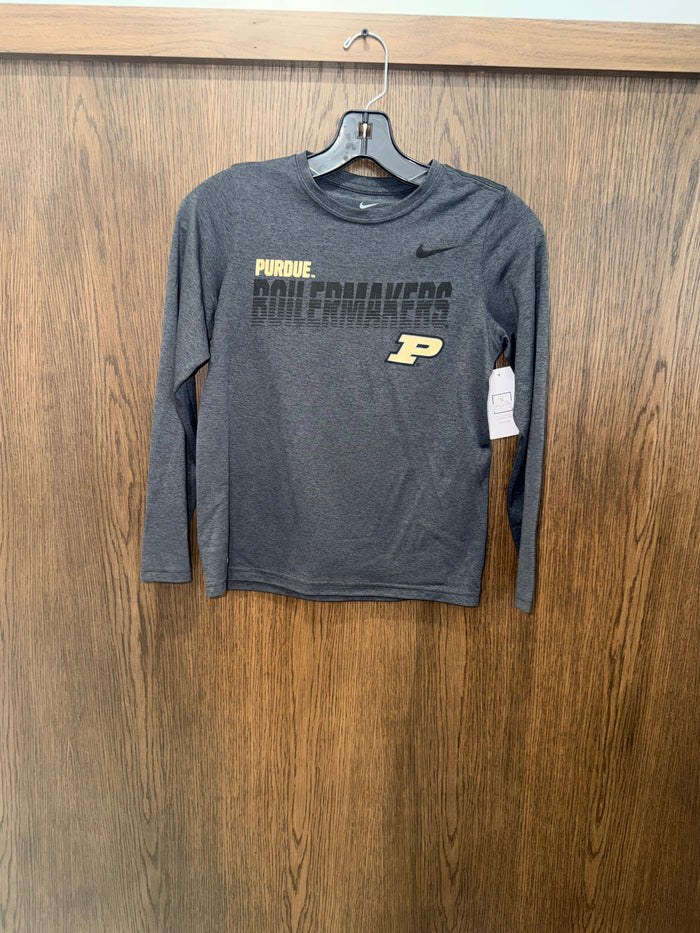 Nike Boys Dri-Fit Long Sleeve T-Shirt YM Youth Medium 10/12 Like New