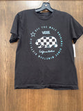 Boys Vans Short Sleeve Shirt size youth medium
