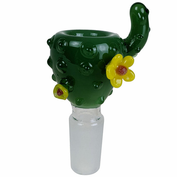Cactus flower Bowl- 14mm Male WorldofBongs