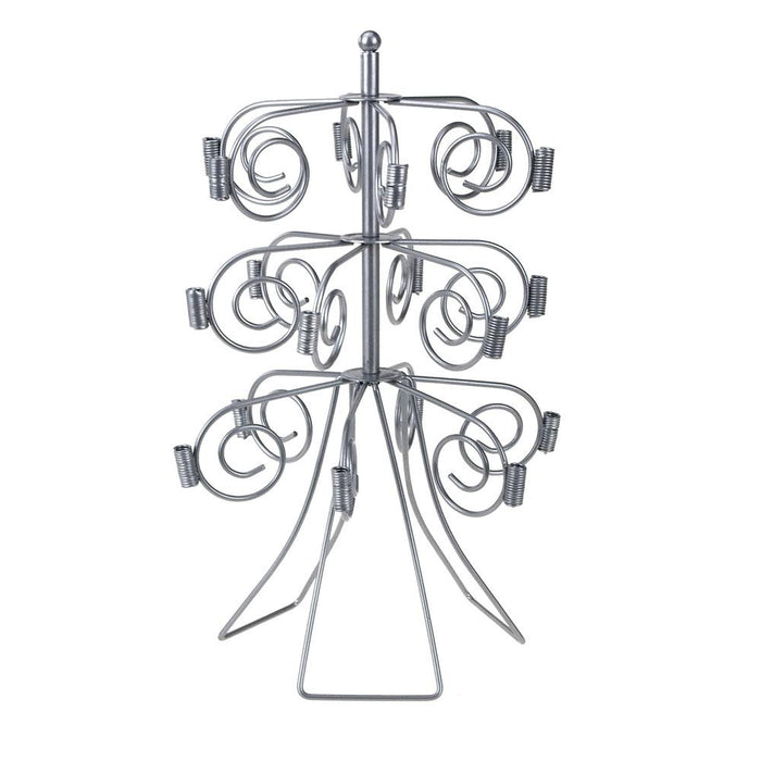 Cake Pop Lollipop Dessert Metal Stand, Silver, 9-Inch