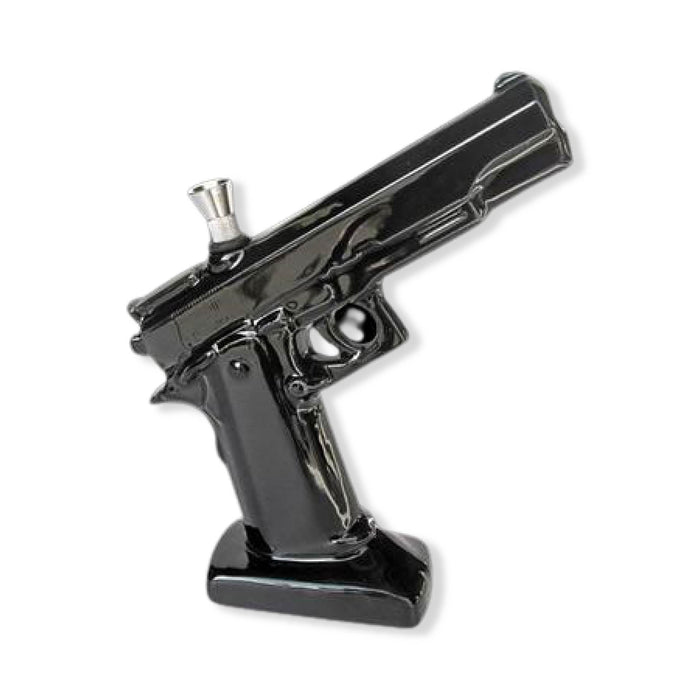 Ceramic Pistol Water Pipe WorldofBongs