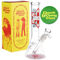 Cheech & Chong Glass Mandala Glow Glass Beaker Bong - 10"